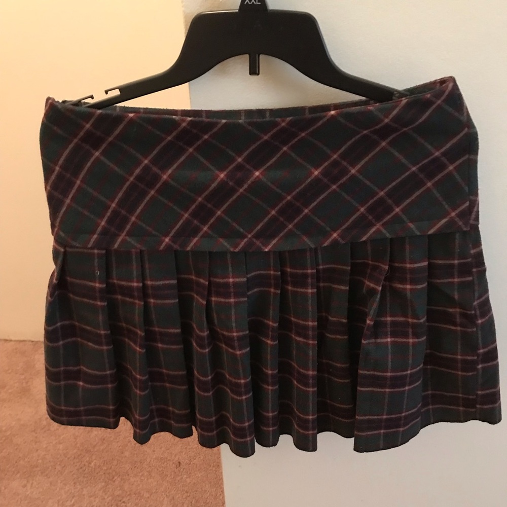 Plaid Schoolgirl Skirt